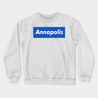 Annapolis Box Logo Crewneck Sweatshirt
